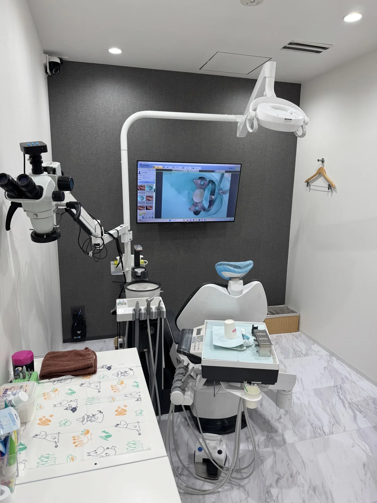 完全個室の診療室